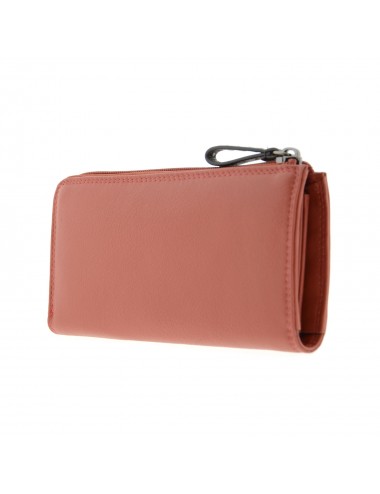 Women's large size soft wallet - Lila