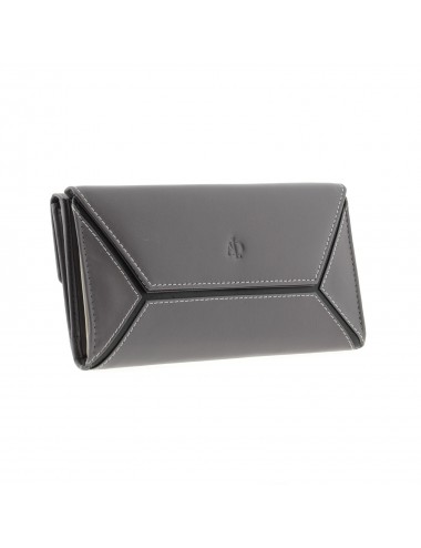 Large women's wallet with RFID protection - Cobalt