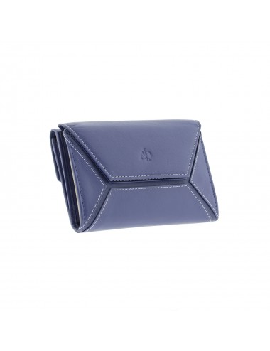 Medium wallet with RFID for women - Cobalt