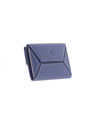 Small women's wallet with RFID - Cobalt