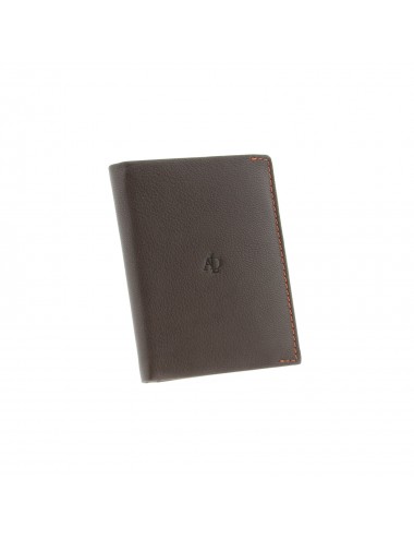 Multi-card leather men's wallet with RFID