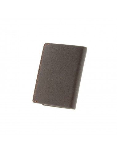 Multi-card leather men's wallet with RFID