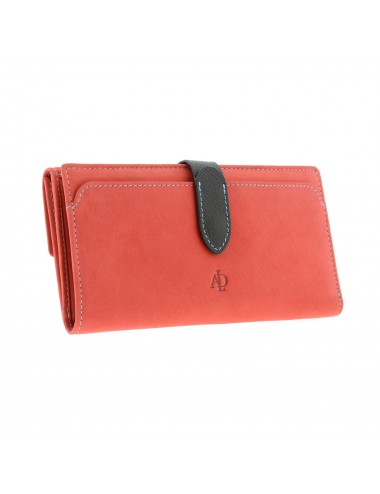 Woman's leather wallet big size and RFID