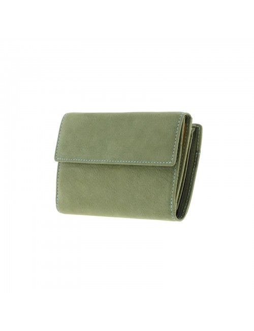 Small leather woma'ns wallet with RFID