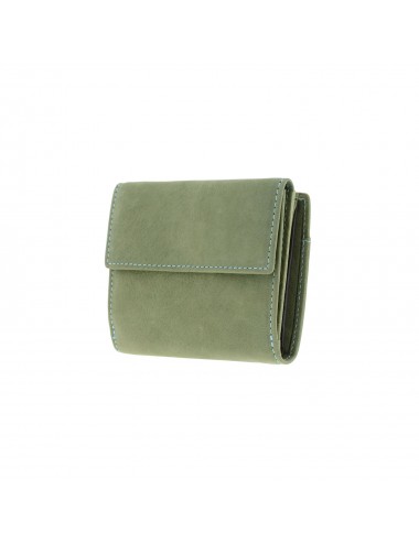 Small leather woman's wallet with RFID
