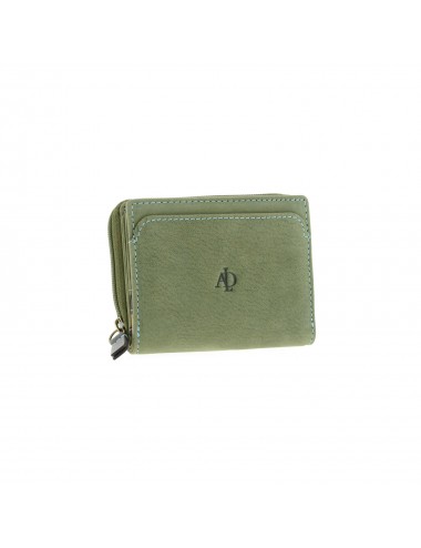 Mini leather women's wallet with RFID