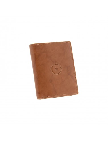 Natural leather wallet with RFID