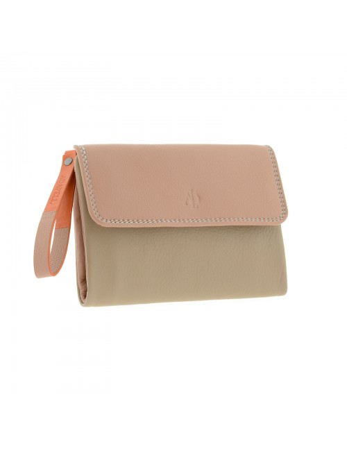 Medium woman wallet extra soft leather