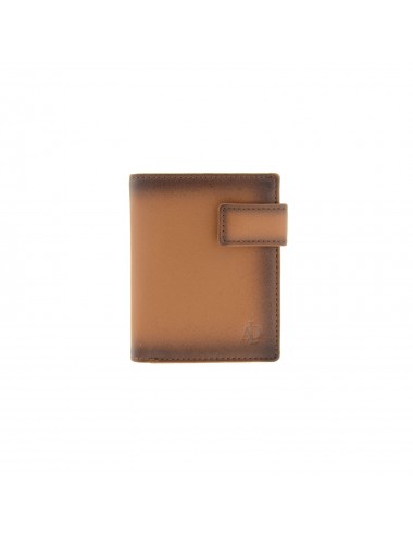 Leather man's wallet with RFID protection