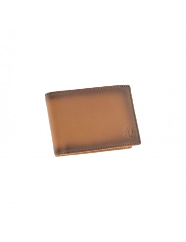Small leather man's wallet with RFID