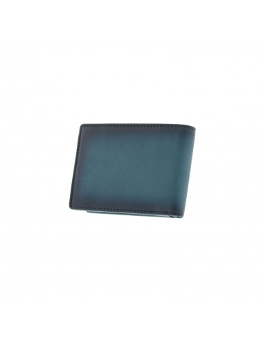 Small leather man's wallet with RFID