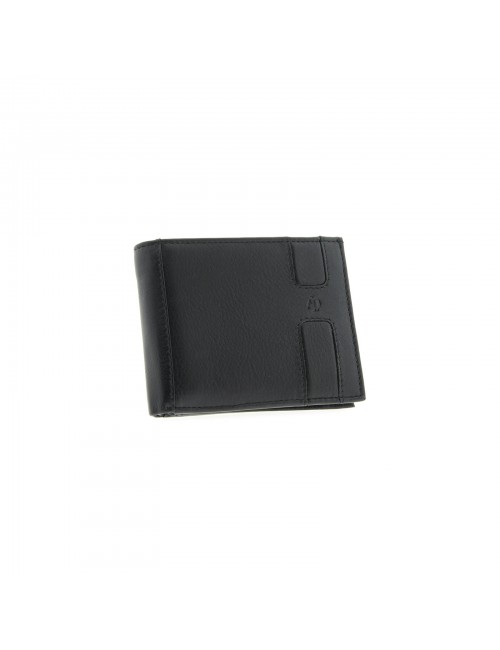 American men's wallet in leather and RFID