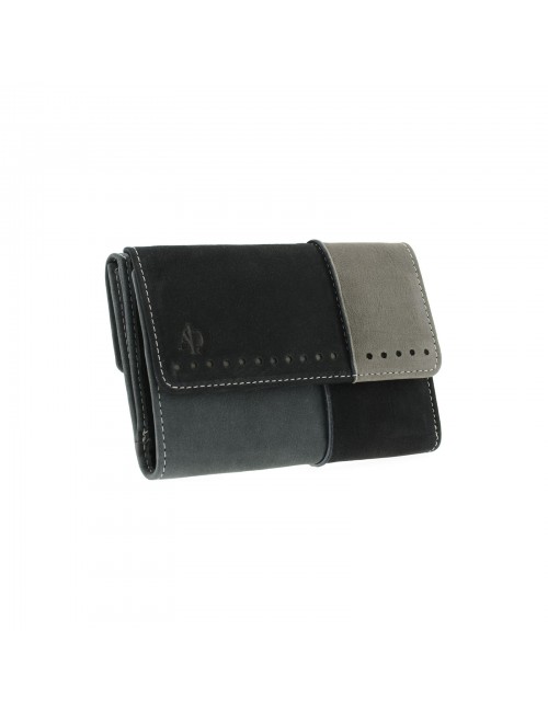 Medium woman's wallet RFID multi black