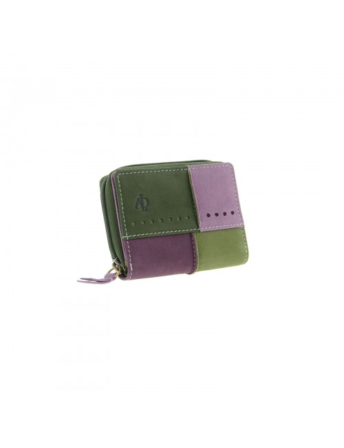 Small wallet for woman and RFID green