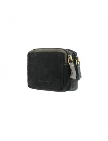 Small multicolor purse for woman in black color