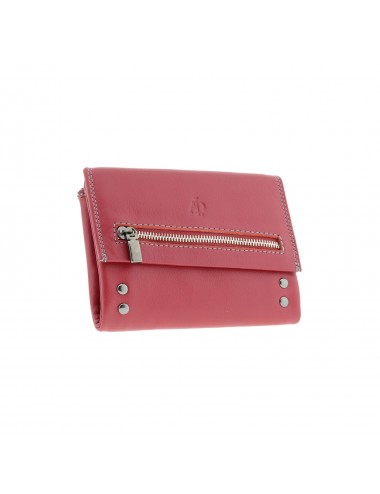Wallet in extra soft leather for woman - Red