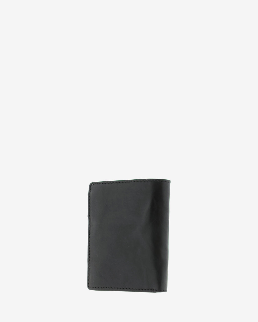 Cartera de hombre de piel genuina en color negro y gris, vista trasera, referencia 1613-1
