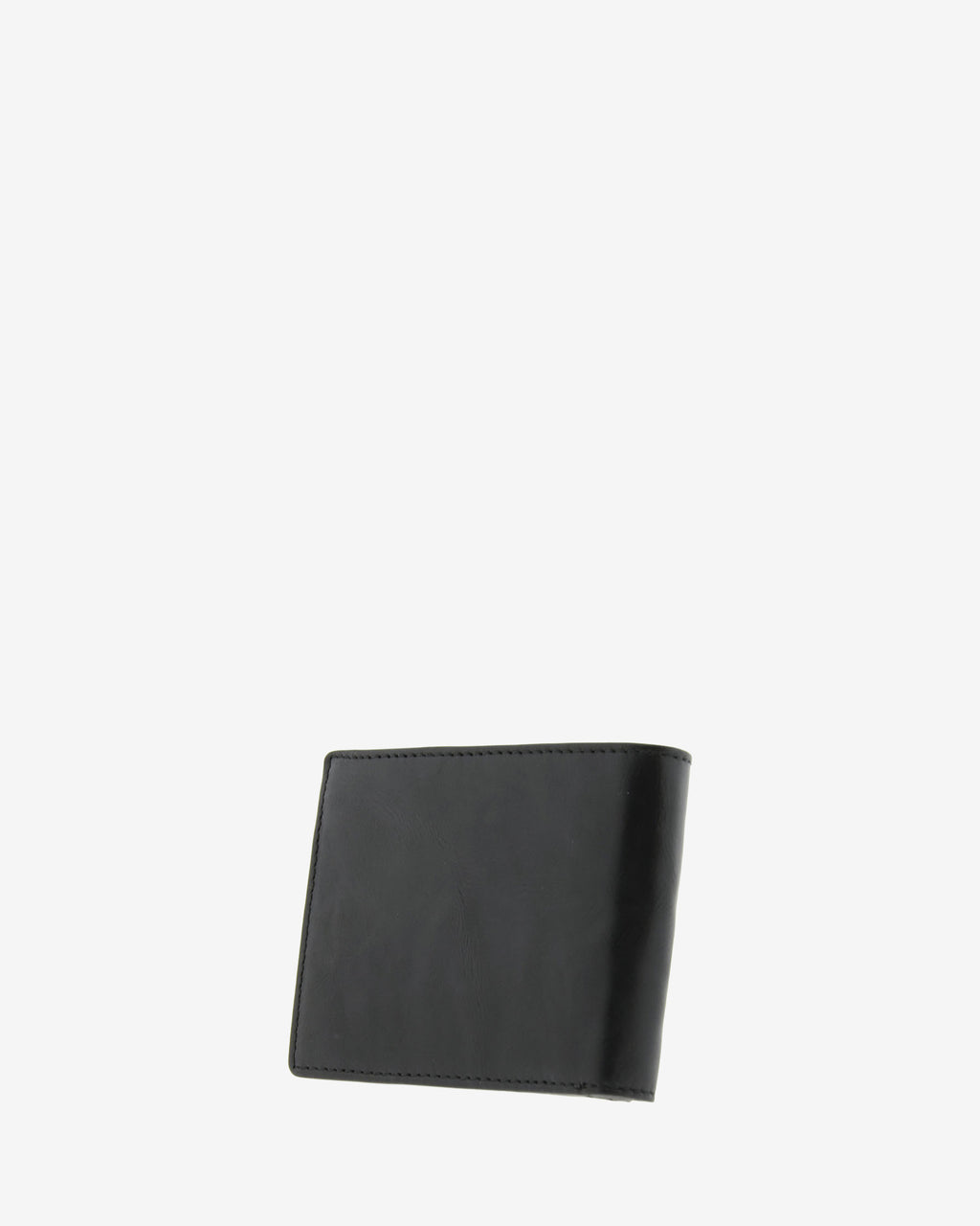 Cartera de hombre de piel genuina en color negro y gris, vista trasera, referencia 1616-1