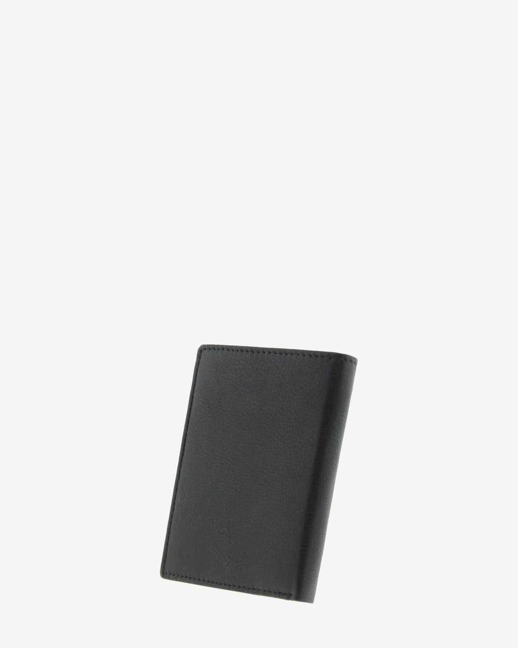 Cartera de hombre en piel genuina de color negro  vista trasera, referencia 1657-1