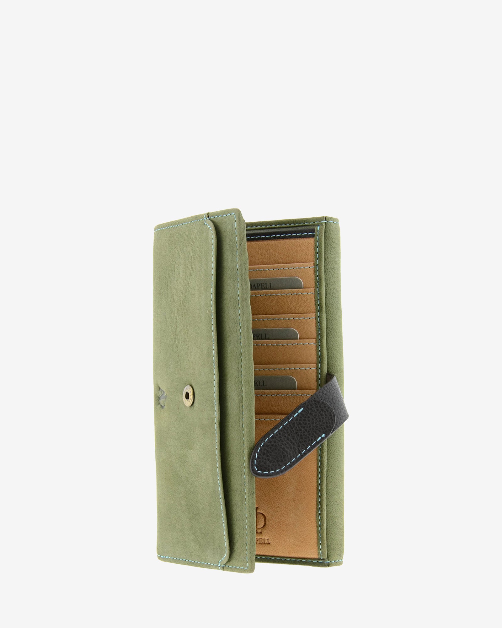 Cartera de mujer Pocket VERDE · Ref. 4196-5 con RFID