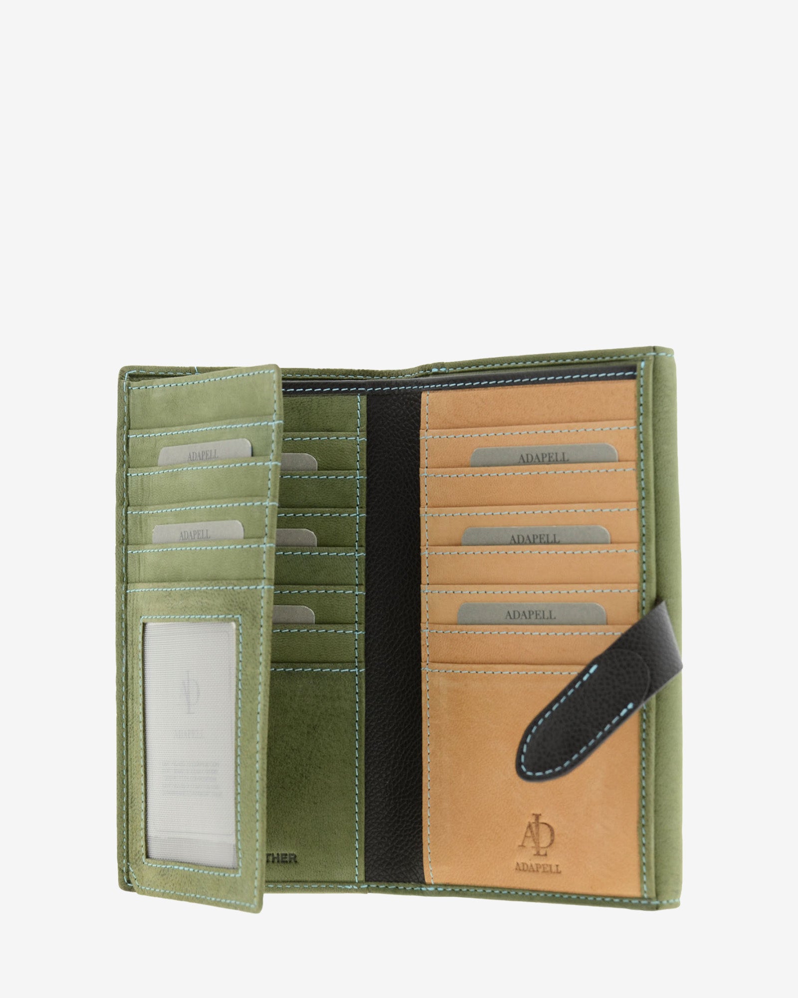 Cartera de mujer Pocket VERDE · Ref. 4196-5 con RFID