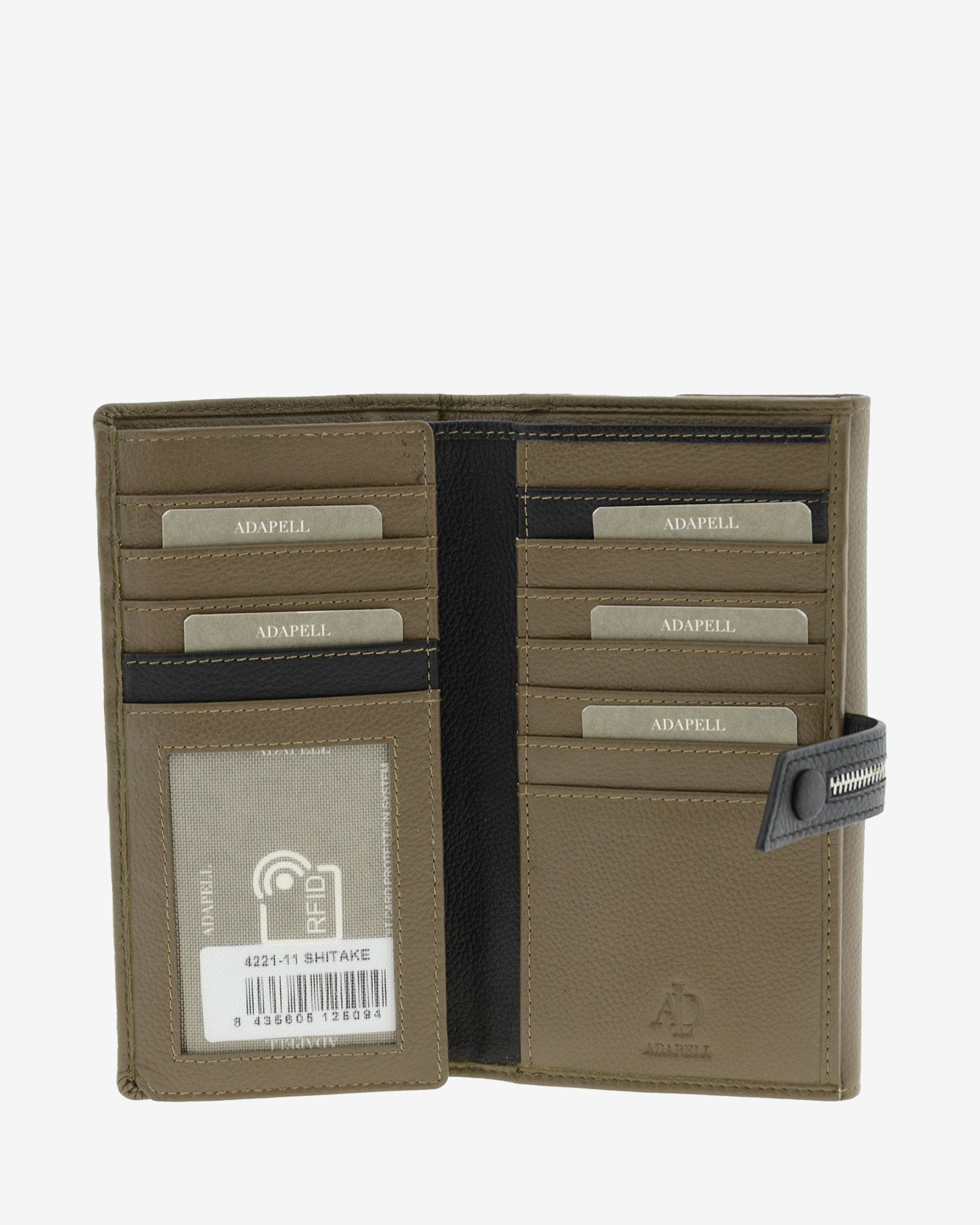 Cartera de mujer Nayeli SHITAKE · Ref. 4221-11 con RFID