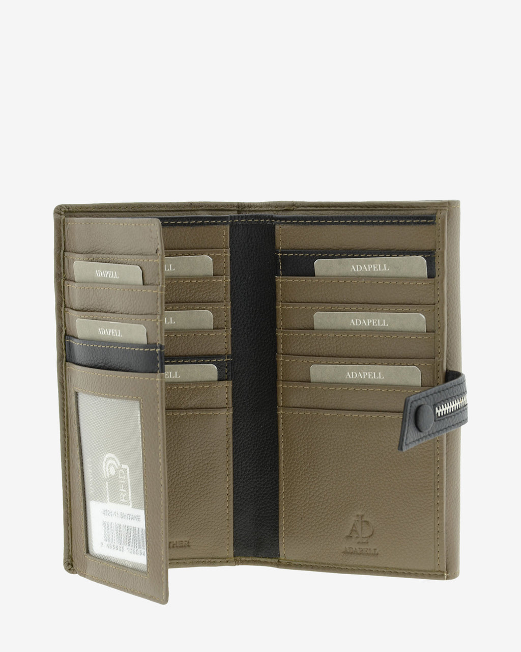 Cartera de mujer Nayeli SHITAKE · Ref. 4221-11 con RFID