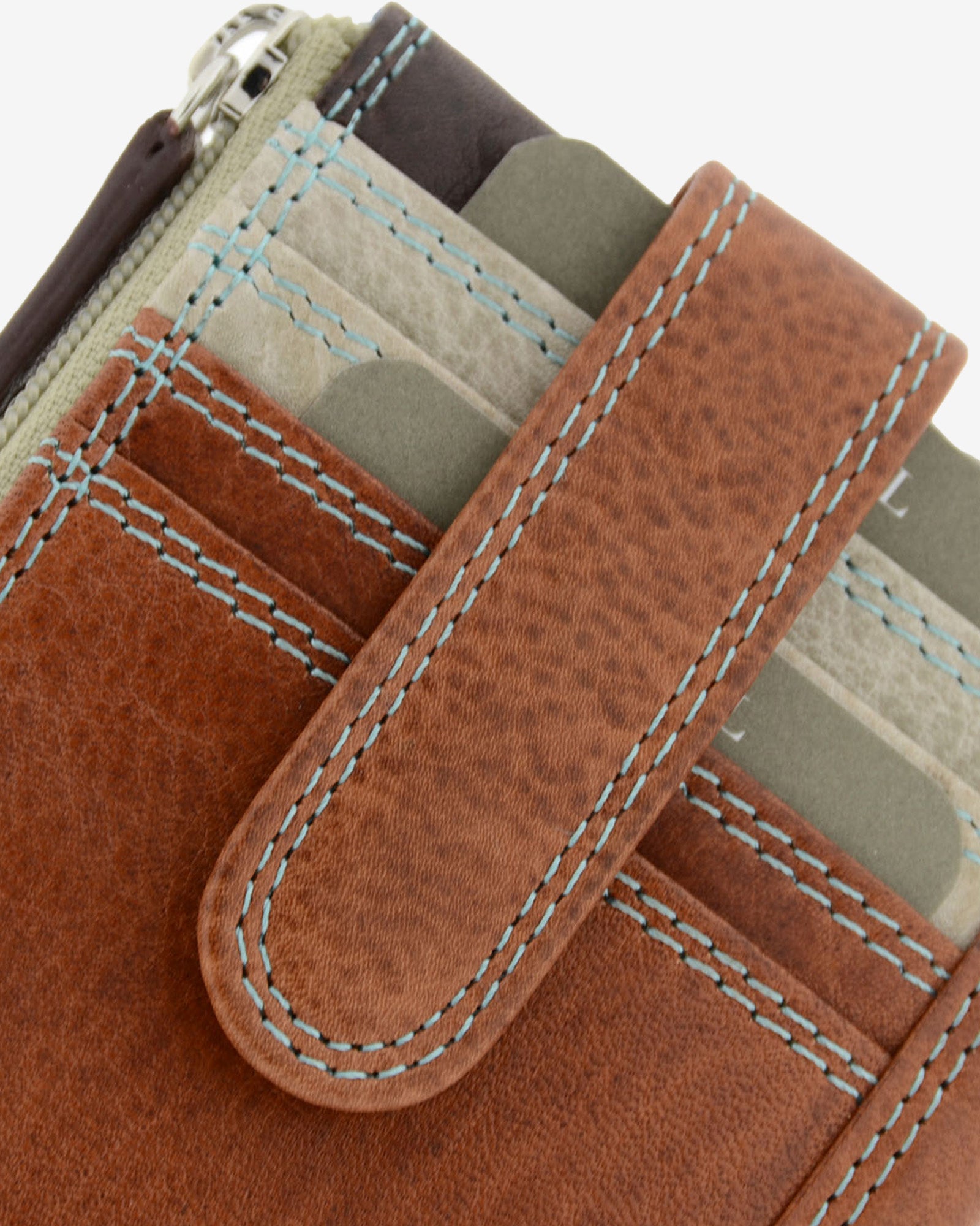 Monedero unisex Lucía MARRÓN · Ref. 8036-2-V