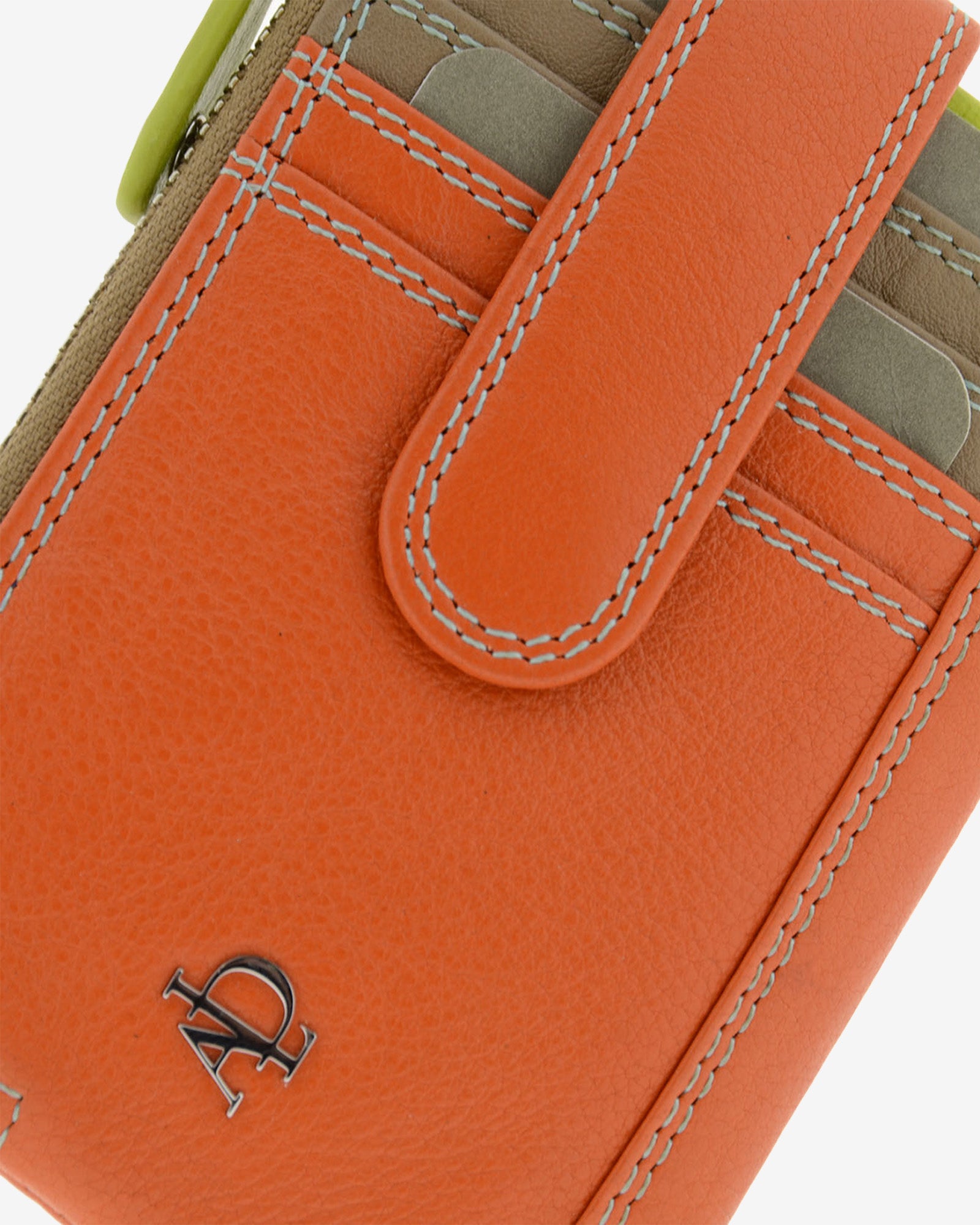 Monedero de mujer Asimetric MANDARINA  · Ref. 8036-9-C