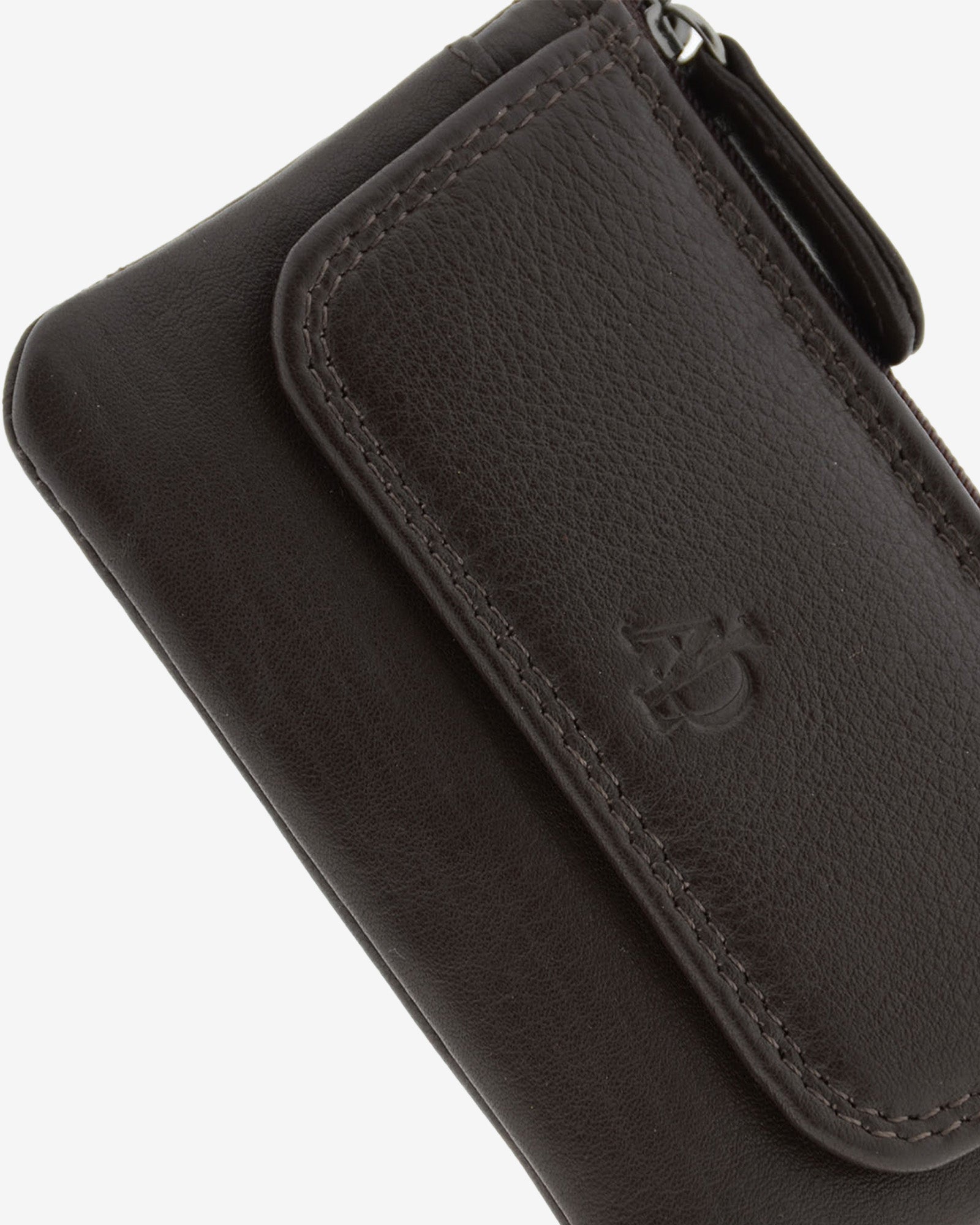 Monedero de piel unisex modelo 8047-2 marrón