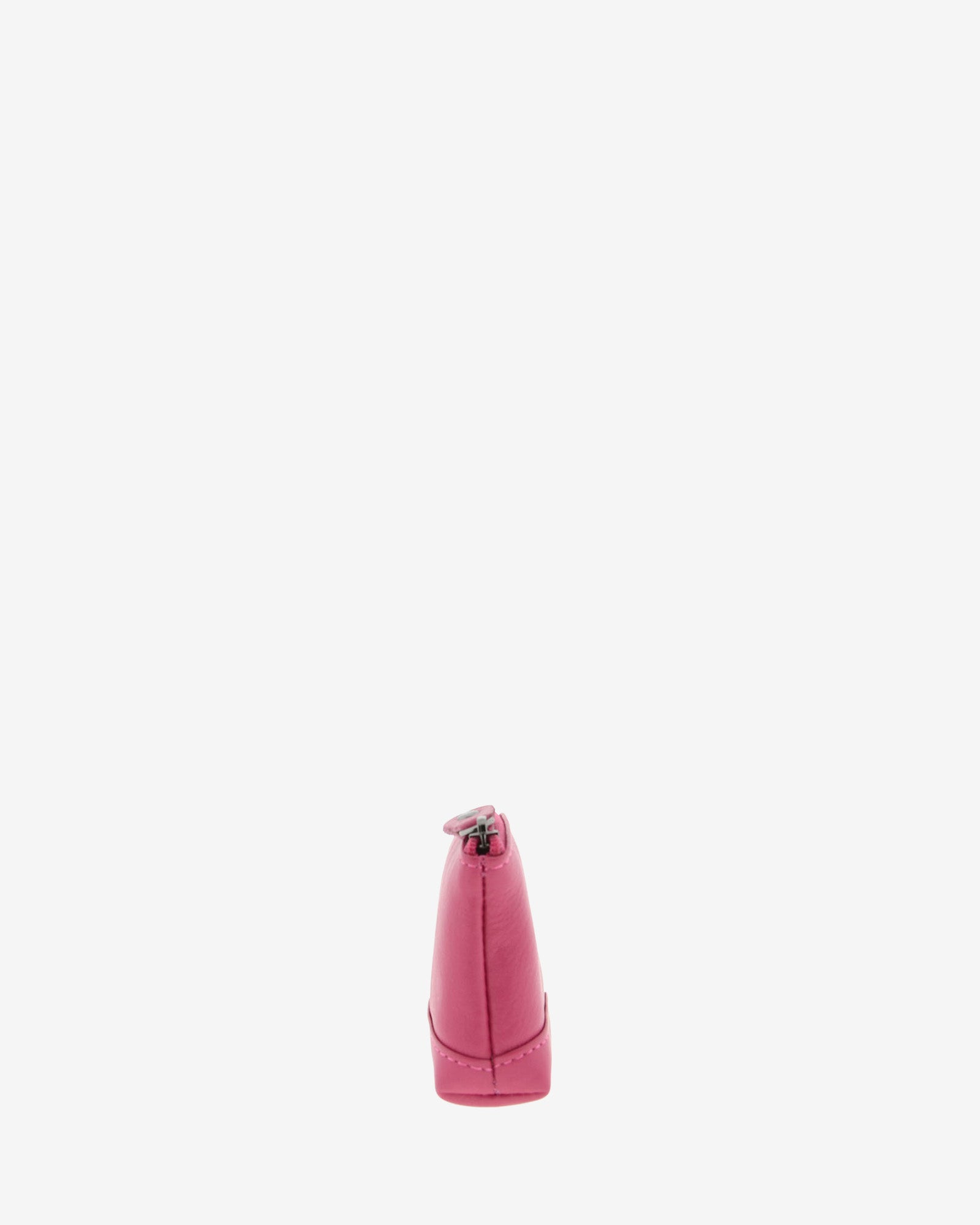 Monedero pequeño 8014 en color magenta, vista lateral.