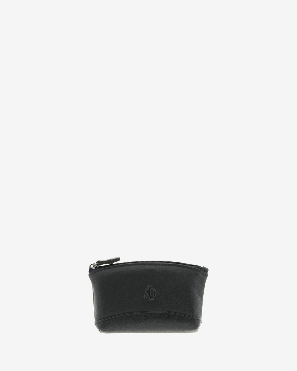 Monedero pequeño 8014 en color negro, vista frontal.