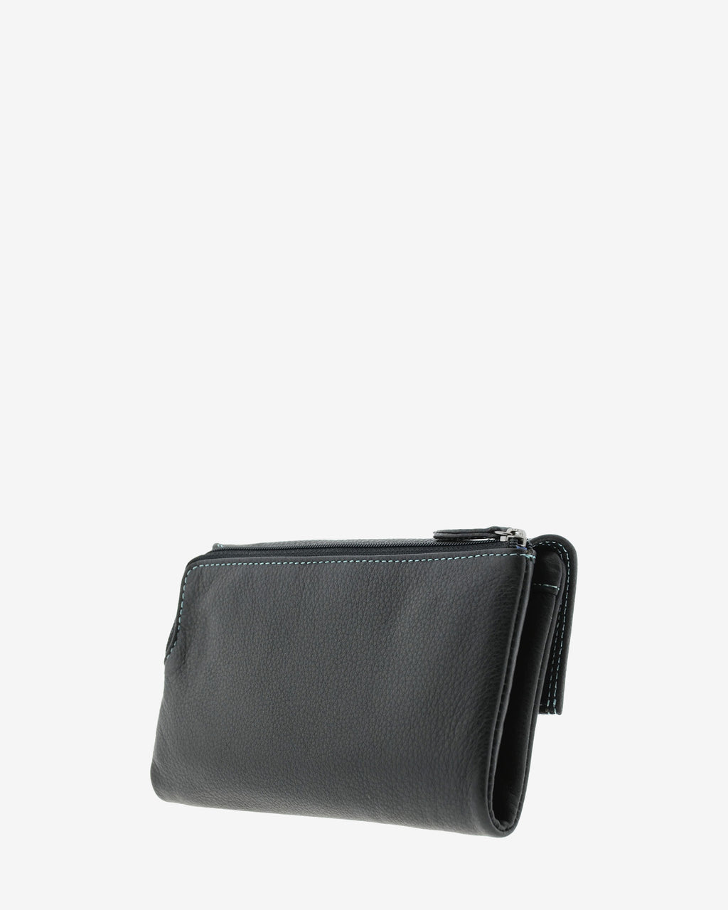 Cartera grande 4163 en color negro, vista tres cuartos posterior