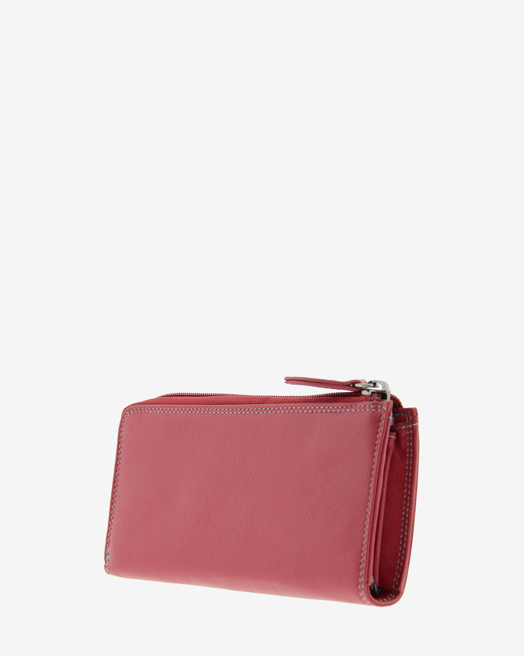 Cartera grande de mujer Adapell 4166 en color rojo, vista tres cuartos posterior derecha
