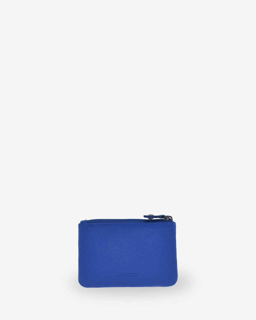 Monedero pequeño 8010 en color cobalto, vista posterior.