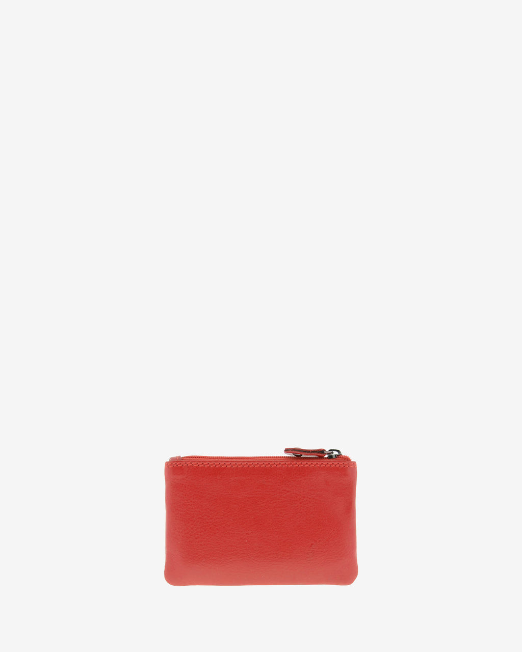 Monedero pequeño 8010 en color rojo, vista posterior.