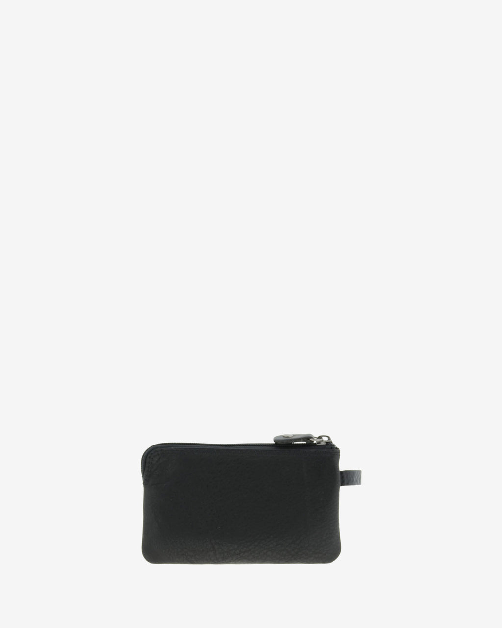 Monedero fino 8011 en color negro, vista posterior.