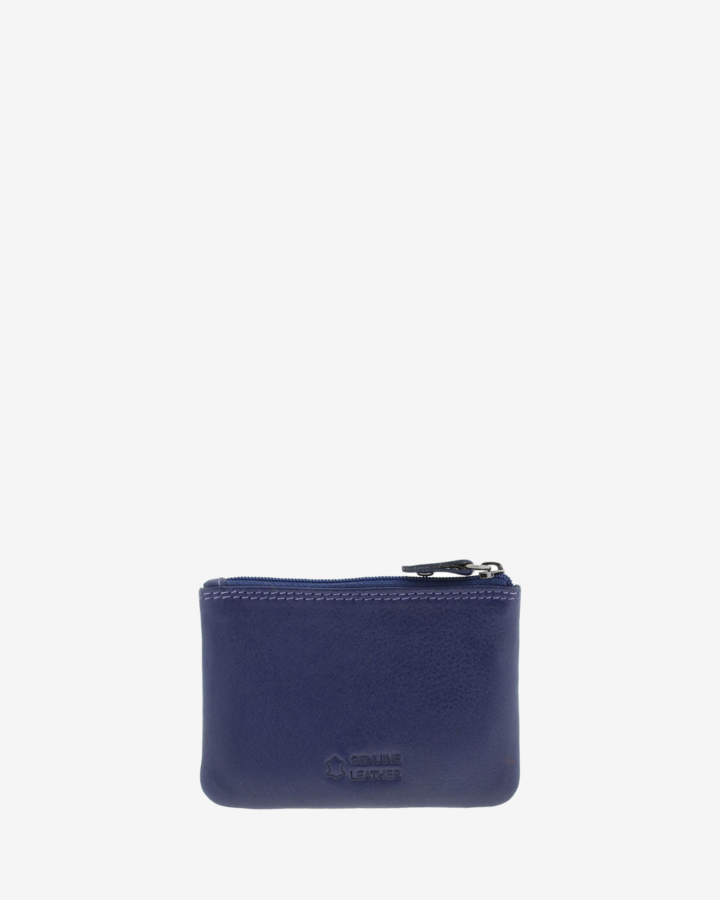 Monedero pequeño 8010 en color azul marino, vista posterior.