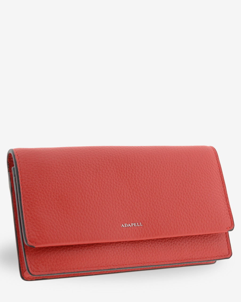 Bolso bandolera Nexo 8090 amapola, vista tres cuartos frontal con solapa