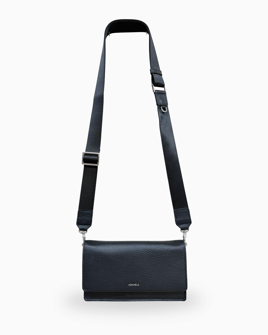 Bolso bandolera Nexo 8090 negro con bandolera de nylon regulable y desmontable