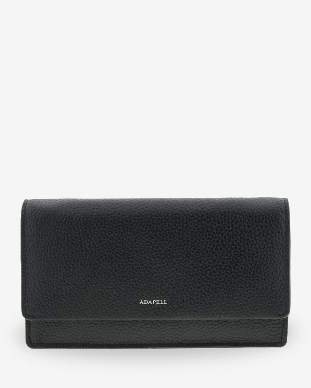 Bolso bandolera Nexo 8090 negro, vista frontal con cierre de solapa
