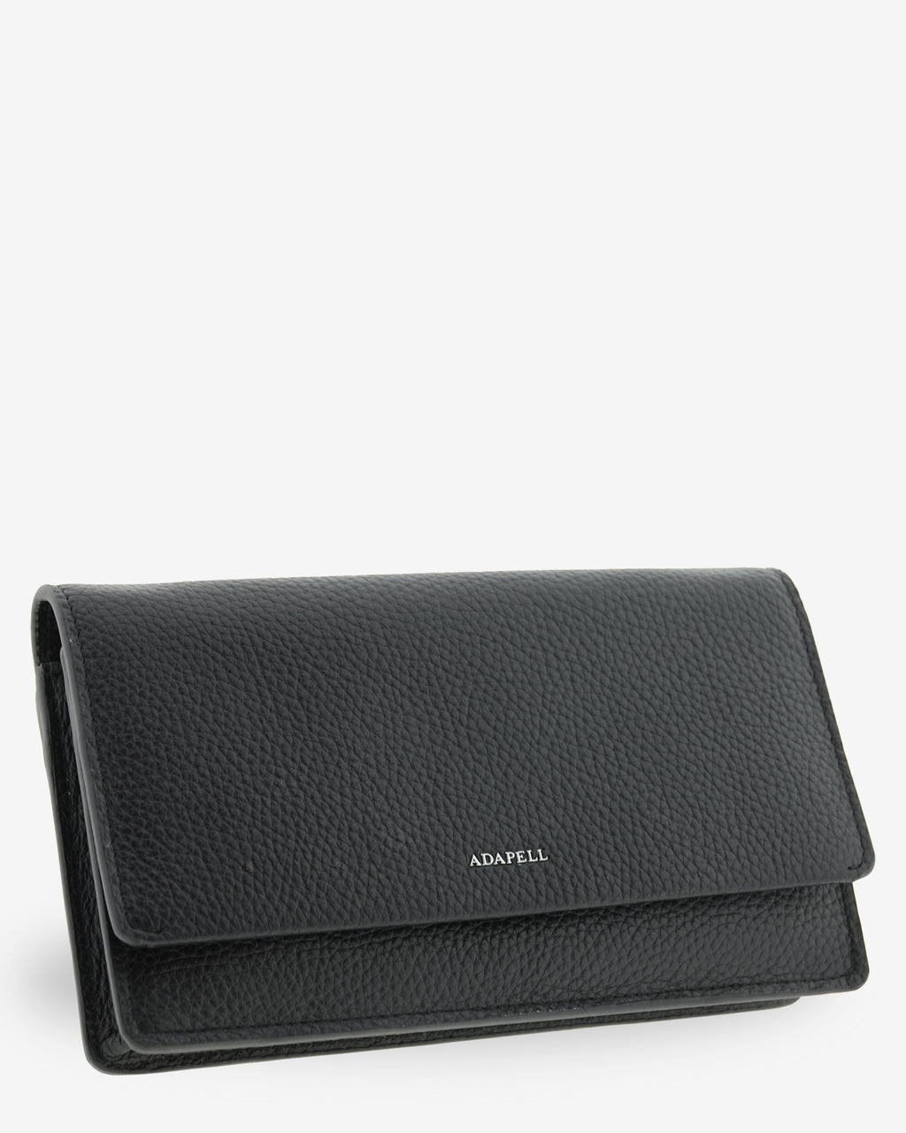 Bolso bandolera Nexo 8090 negro, vista tres cuartos frontal con solapa