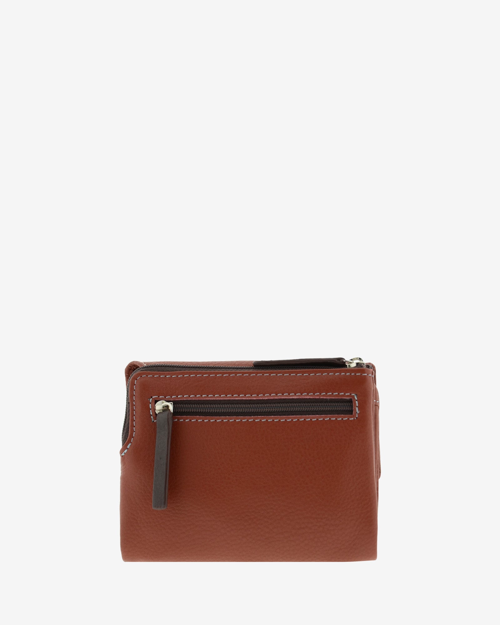 Cartera de piel pequeña Adapell color chili vista trasera Ref. 4243-9