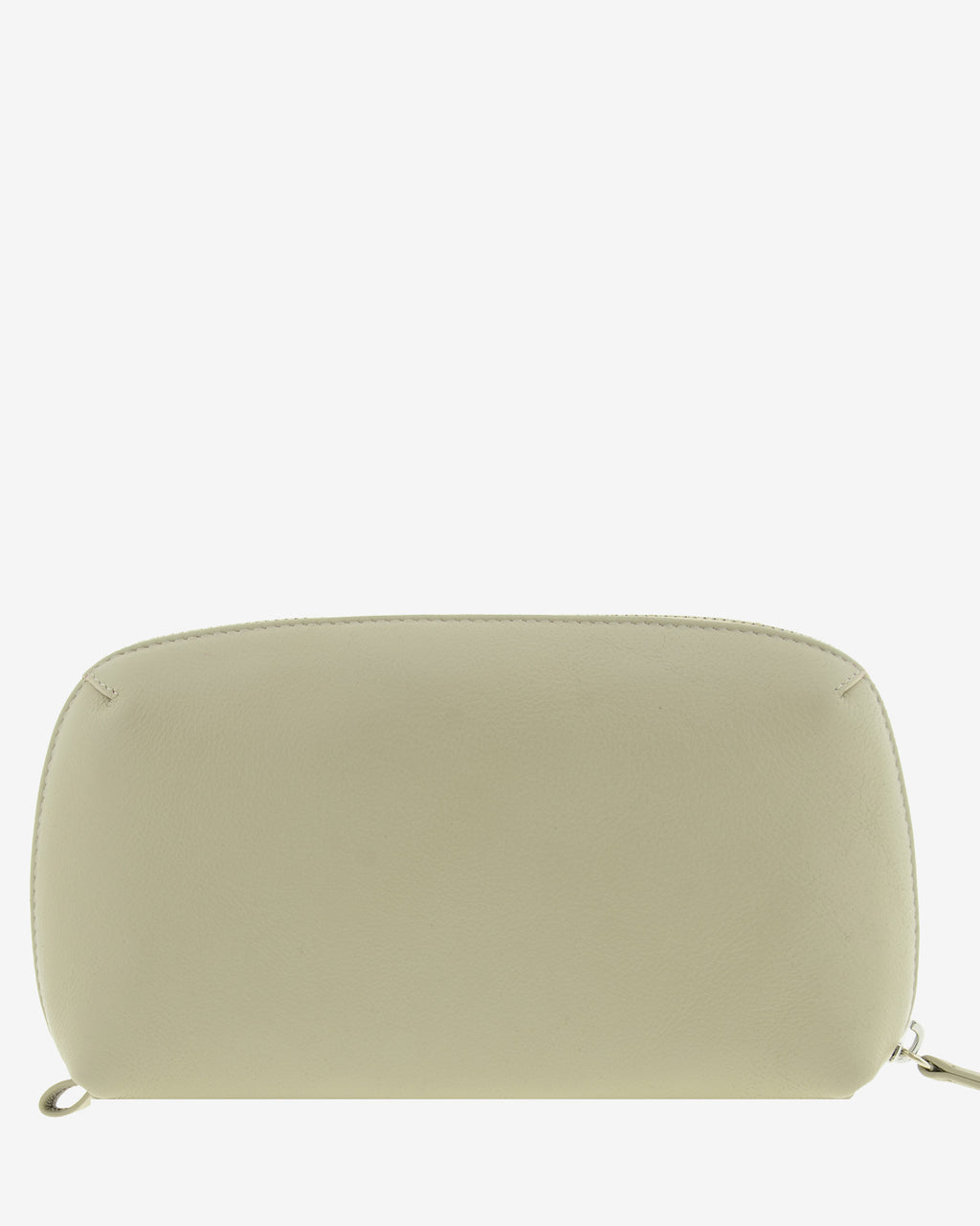 Tech pouch, estuche tecnológico en piel auténtica en color ice stone, ref. 8085-12,  con RFID y cierre de cremallera, vista trasera
